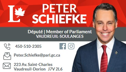 Peter Schiefke, député Vaudreuil-Soulanges